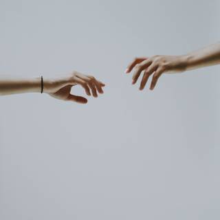 Hands together wallpaper