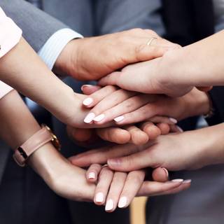 Hands together wallpaper