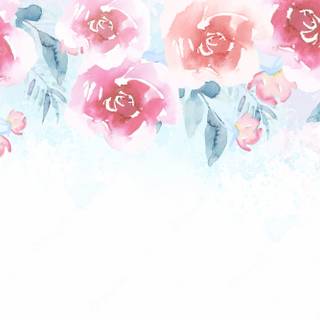 Spring watercolor pastel wallpaper
