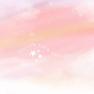 Spring watercolor pastel wallpaper