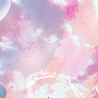 Spring watercolor pastel wallpaper