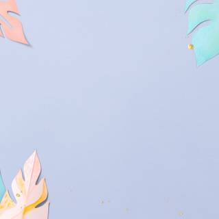 Spring watercolor pastel wallpaper