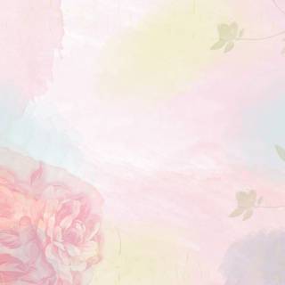 Spring watercolor pastel wallpaper