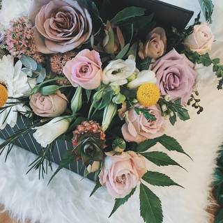 Flower bucket wallpaper