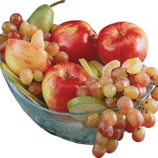 Fruit bowl wallpaper