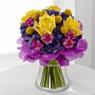 Flower bucket wallpaper