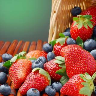 Fruit bowl wallpaper