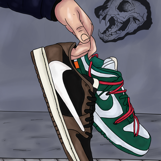 Dunk shoes wallpaper