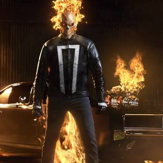 Ghost Rider car wallpaper
