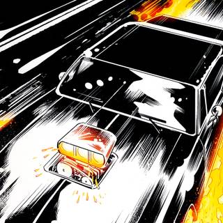 Ghost Rider car wallpaper