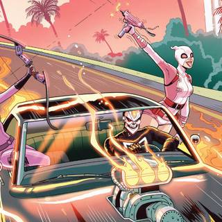 Ghost Rider car wallpaper