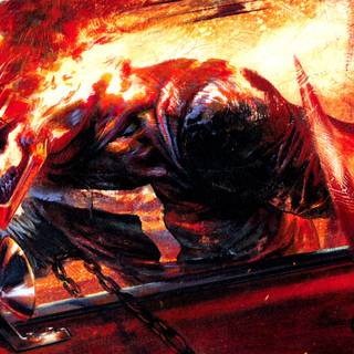 Ghost Rider car wallpaper