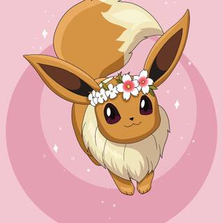 Cute Pokémon Eevee wallpaper