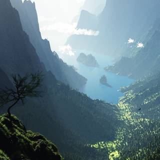 Spring dual monitors wallpaper