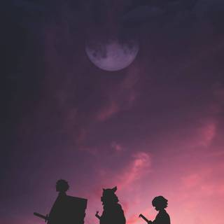 Night shadow wallpaper