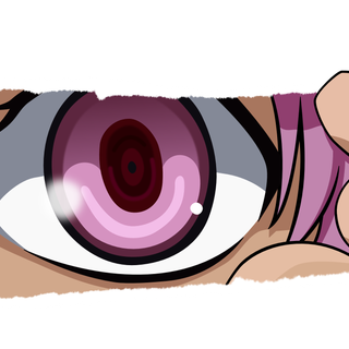 Pink eyes wallpaper