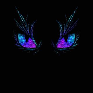 Eyes in the dark wallpaper