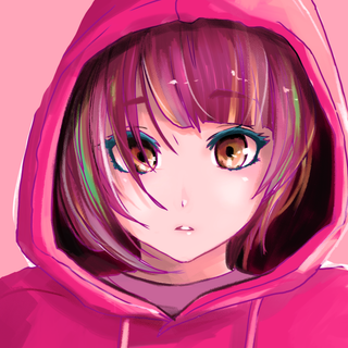 Pink eyes wallpaper