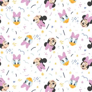 Minnie Mouse and Daisy wallpaper