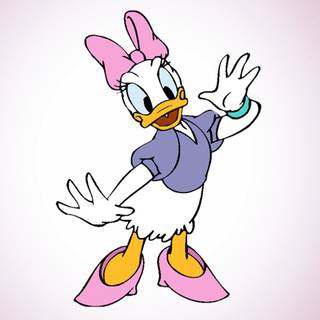 Minnie Mouse and Daisy wallpaper