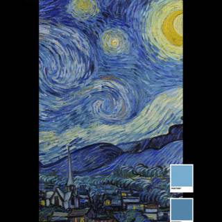 Starry Night painting wallpaper