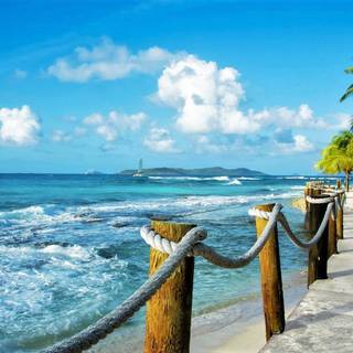 Caribbean sea wallpaper