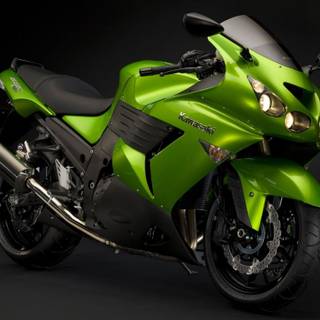 Green bike wallpaper