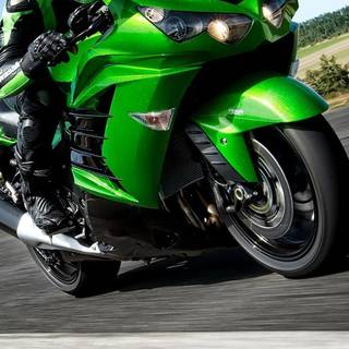 Green bike wallpaper