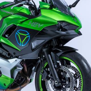 Green bike wallpaper