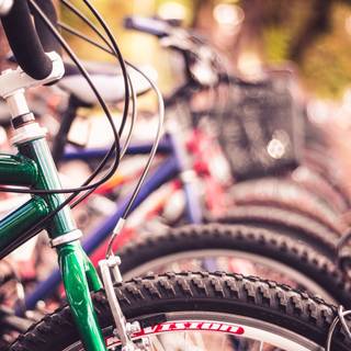 Green bike wallpaper