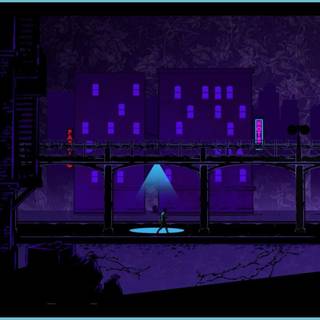 Dark purple aesthetic PC wallpaper