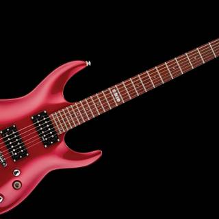 Red electric guitars wallpaper