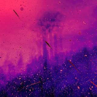 Dark purple aesthetic PC wallpaper