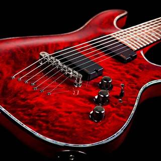 Red electric guitars wallpaper