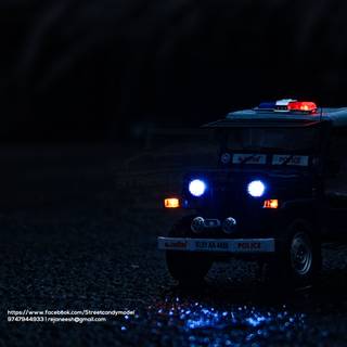 Police Jeep wallpaper