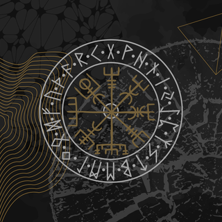 Nordic runes wallpaper