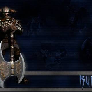 Nordic runes wallpaper