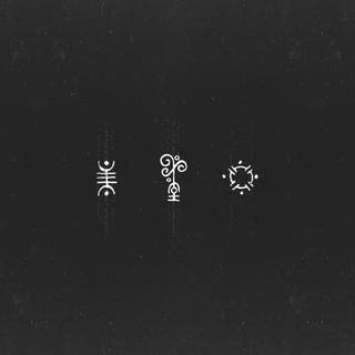 Nordic runes wallpaper