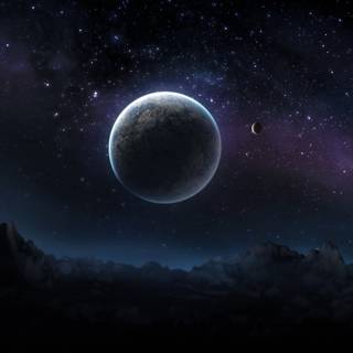 Night time computer wallpaper