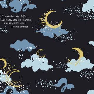 Aesthetic celestial desktop wallpaper