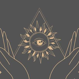 Aesthetic celestial desktop wallpaper