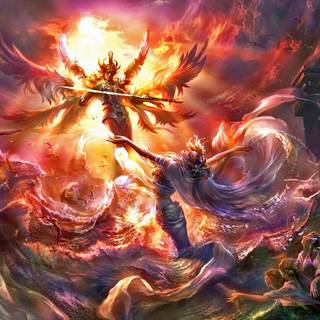 Aesthetic celestial desktop wallpaper