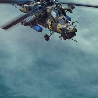 Helicopter mobile wallpaper