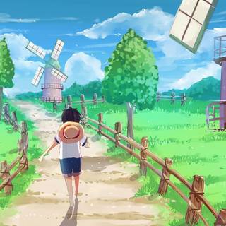 One Piece scene wallpaper