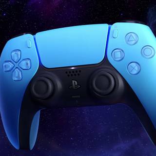 Blue PS5 wallpaper