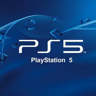 Blue PS5 wallpaper