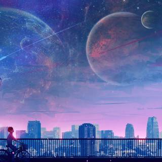 Night aesthetic horizontal 4k wallpaper