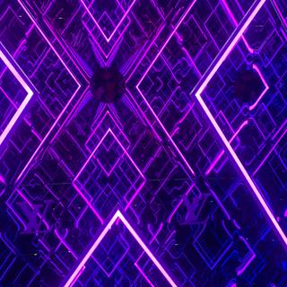 Aesthetic purple neon wallpaper