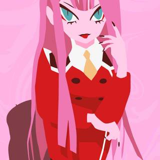 Kawaii anime pink wallpaper