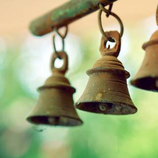Temple bell wallpaper